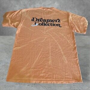 Vintage Dreamerz Collection Men’s Shirt Medium Orange Tie Dye Great Land Graphic